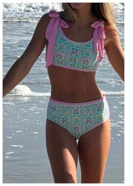 NEW Beach Riot Marcella High Waist Bikini Bottoms Size Large